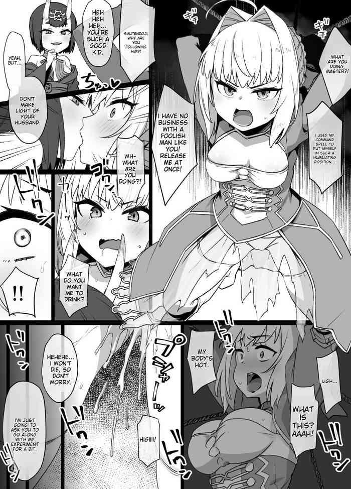 fgo shuten douji x nero hyoui manga fgo shuten doji x nero possession manga cover